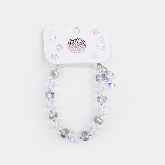 Fancy Bead Charm Bracelet