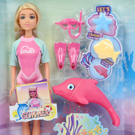 11.5" Lovely Fashion Doll with Accessories Set