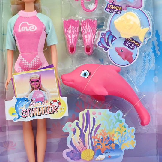 11.5" Lovely Fashion Doll with Accessories Set