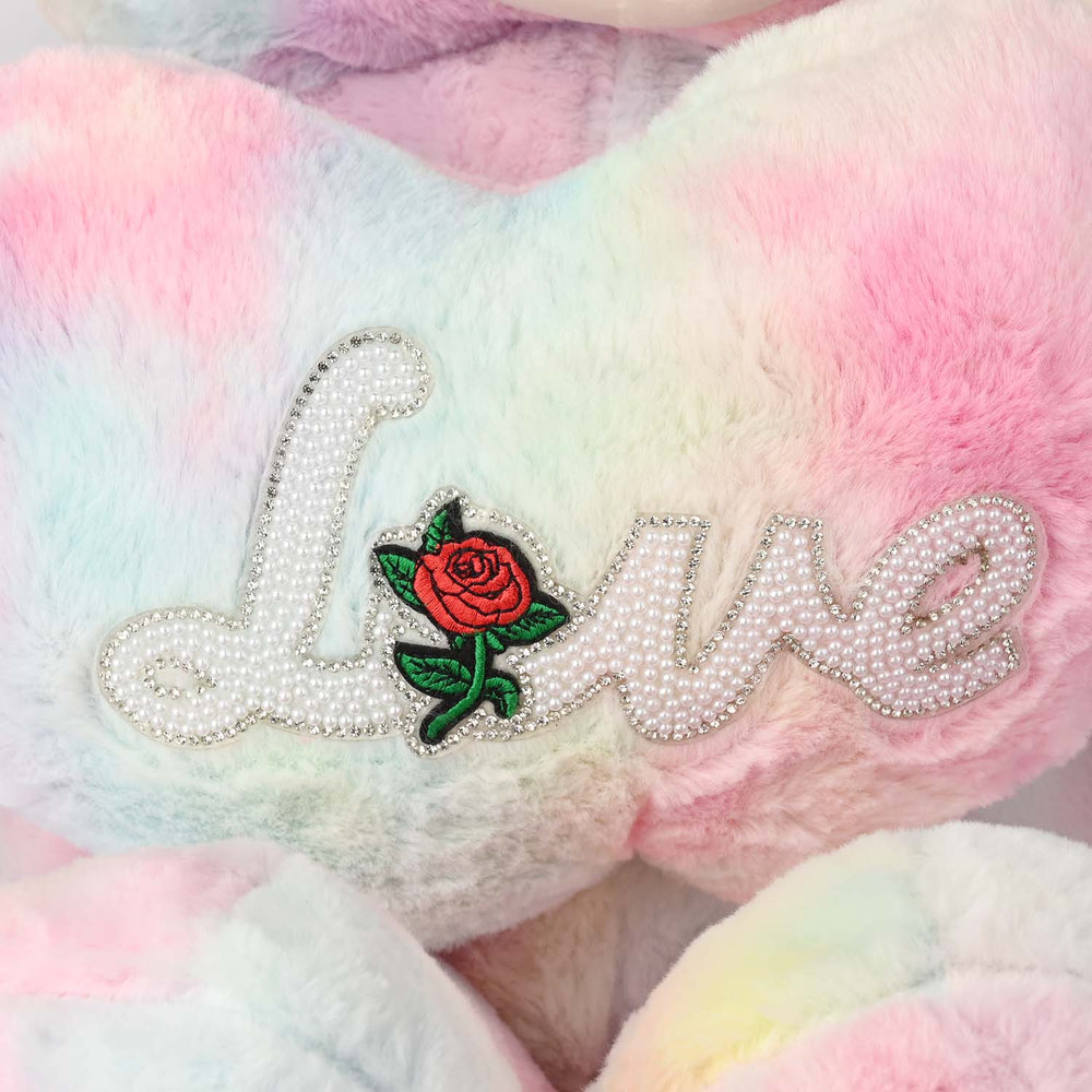 Bear Rainbow Heart – 80cm Jumbo Plush Toy