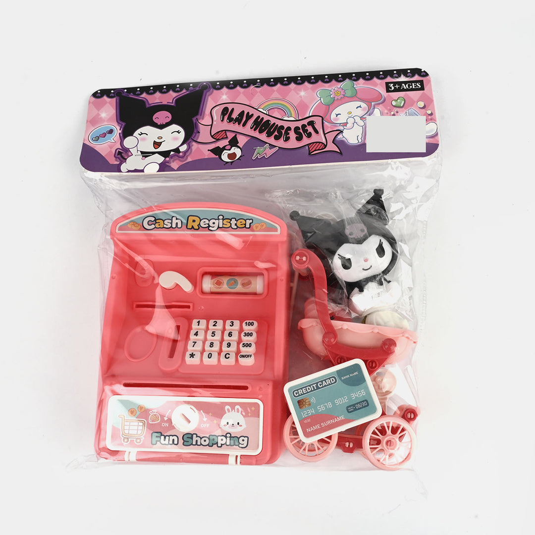 Toy Cash Register Play Set For Kids