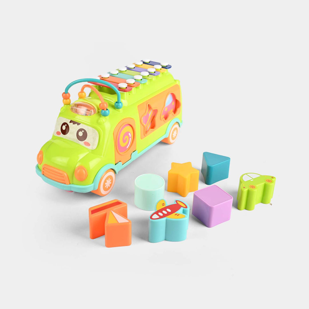Educational Musical Bus Xylophone Toy