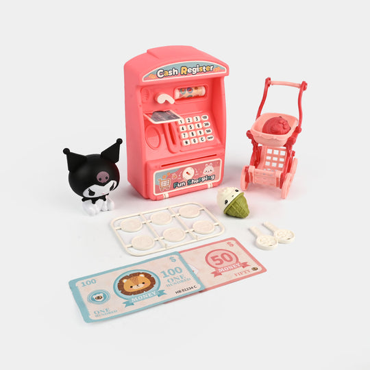 Toy Cash Register Play Set For Kids
