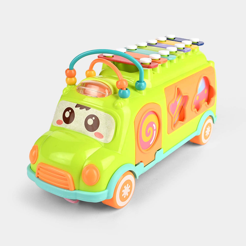 Educational Musical Bus Xylophone Toy