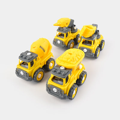 DIY Construction Truck Set | 4PCs