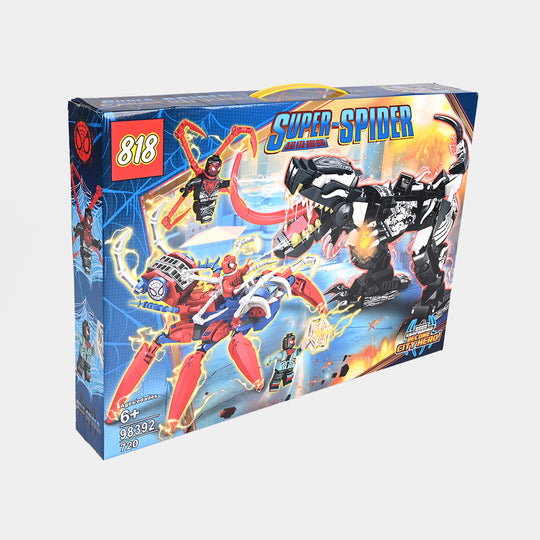Super Action Heroes Block Set For Kids