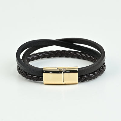 Boys Bracelet Multilayer Braided Design