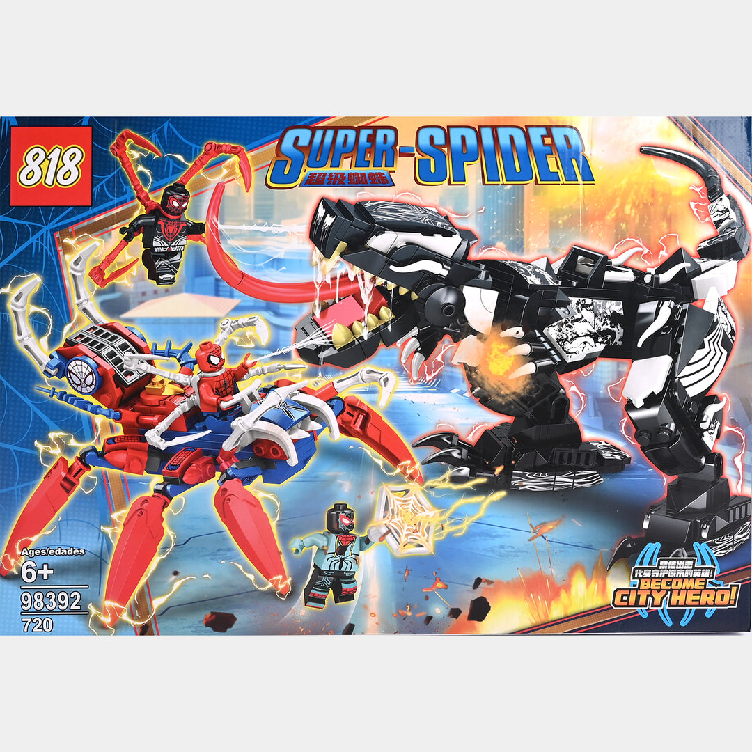 Super Action Heroes Block Set For Kids