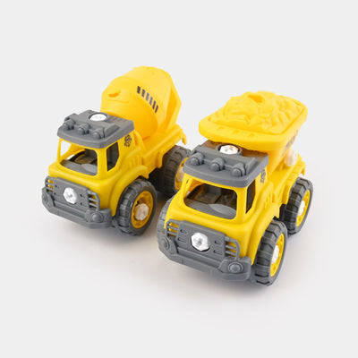 DIY Construction Truck Set | 4PCs