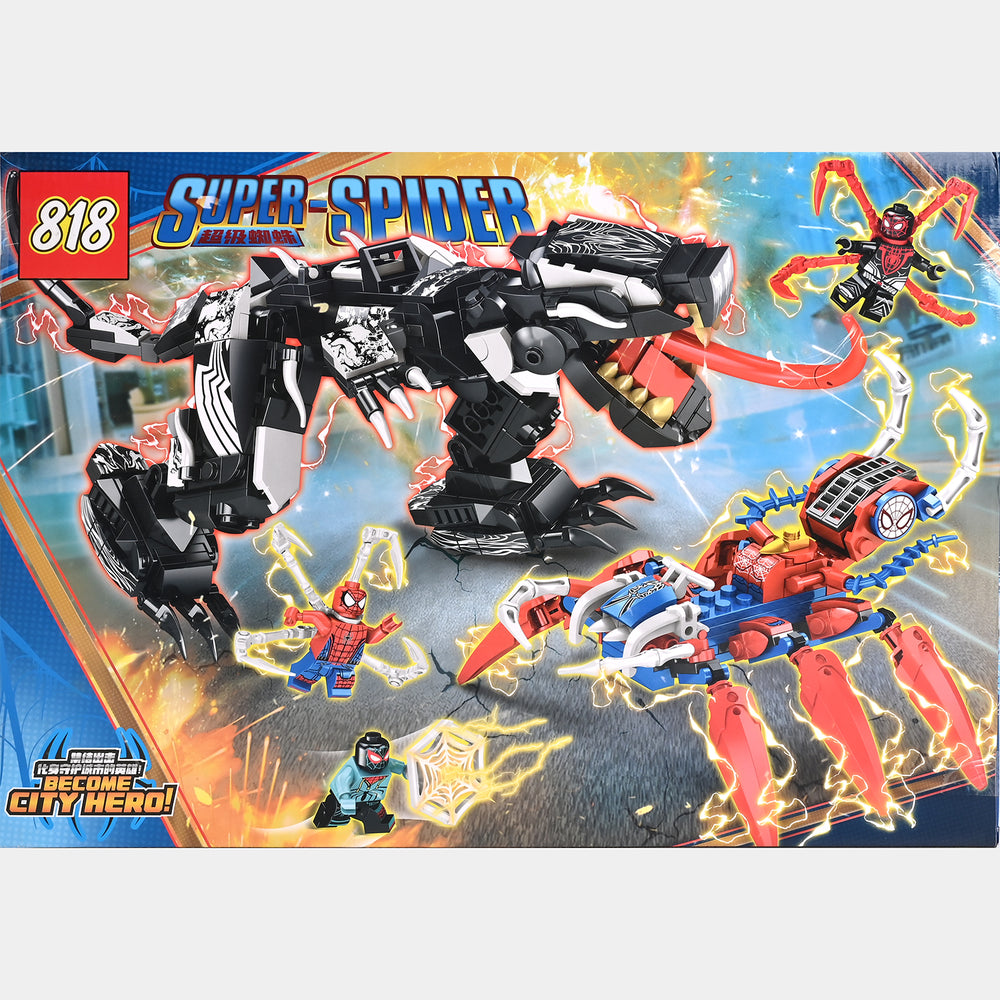 Super Action Heroes Block Set For Kids