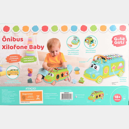 Educational Musical Bus Xylophone Toy