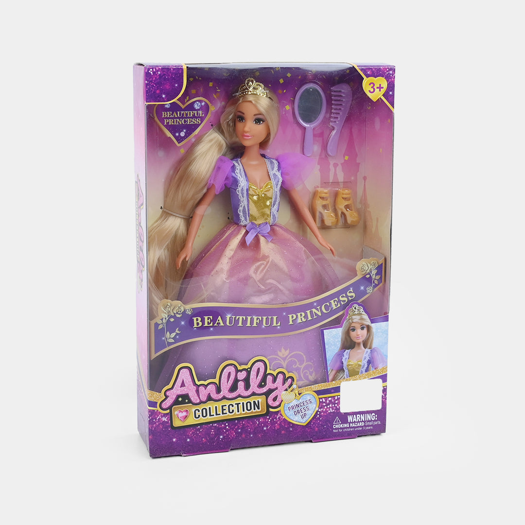 11.5" Lovely Fashion Doll with Accessories Set