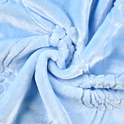 Deluxe Hooded Blanket - SKY BLUE