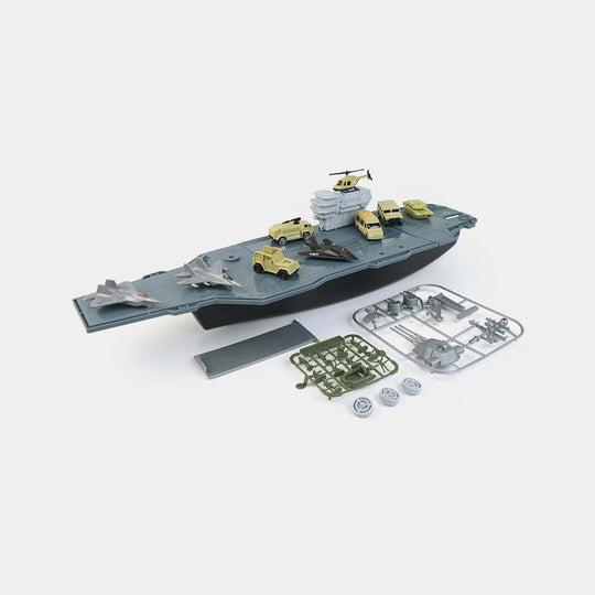 Military Action Aircraft Carrier Storage Playset