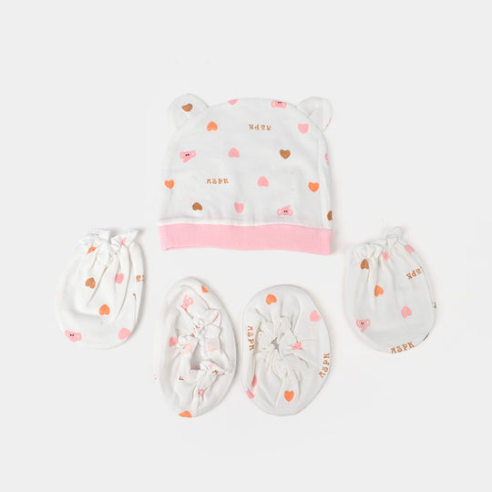 Baby Socks & Bib & Cap/Hat Set | 3PCs