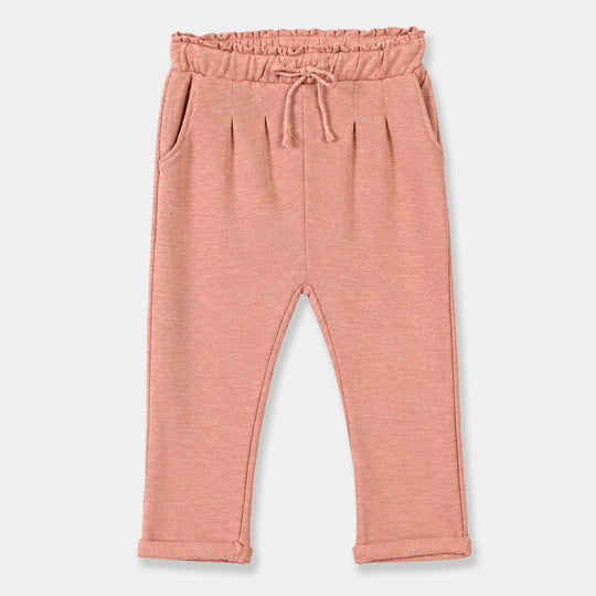 Infant Girls Cotton Twill Pyjama Basic Rust