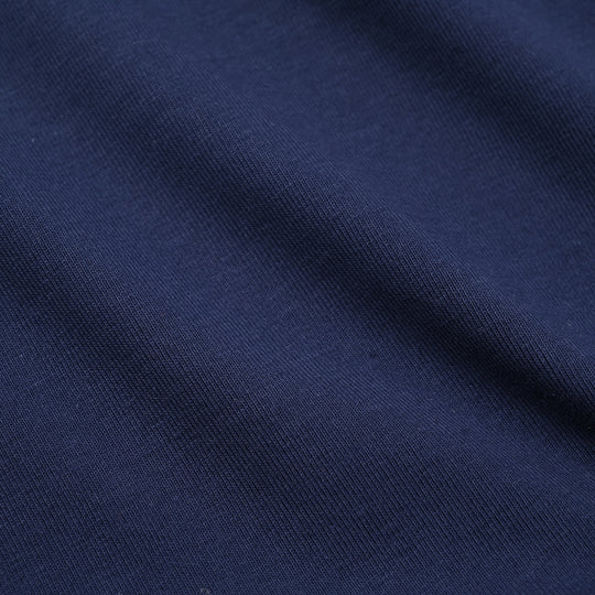 Boys Lycra Jersey Basic T-Shirt – Navy Blue