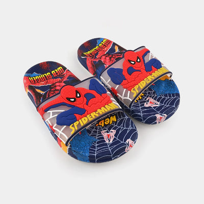 Boys Slipper 902-3-NAVY