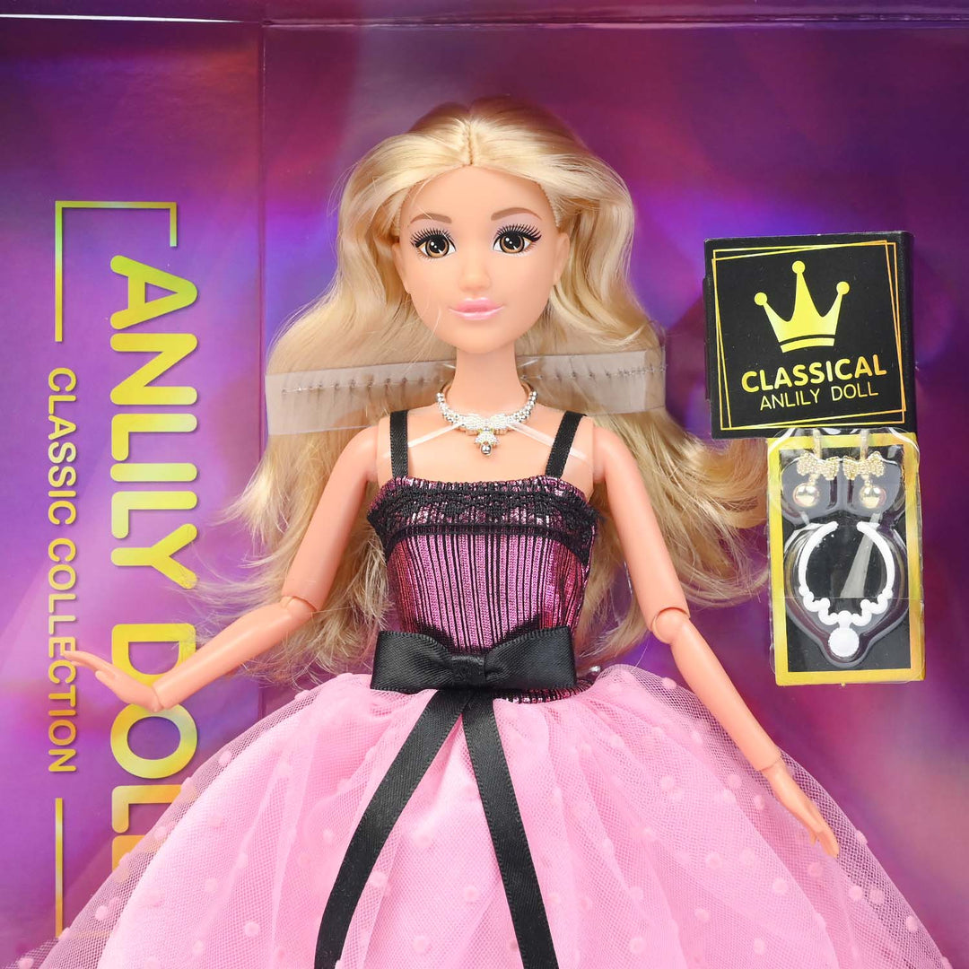 11.5" Lovely Fashion Doll with Accessories Set