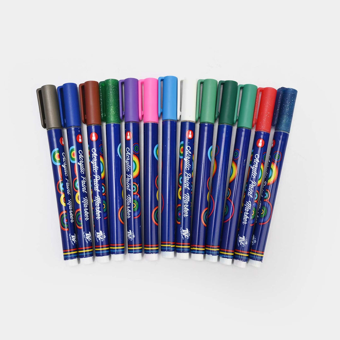 12 Colors Acrylic Paint Markers