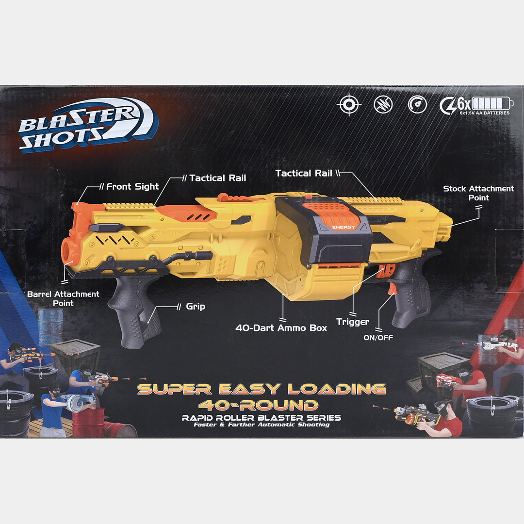 Soft Dart 40-Round Rapid Roller Blaster