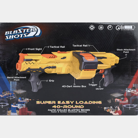 Soft Dart 40-Round Rapid Roller Blaster