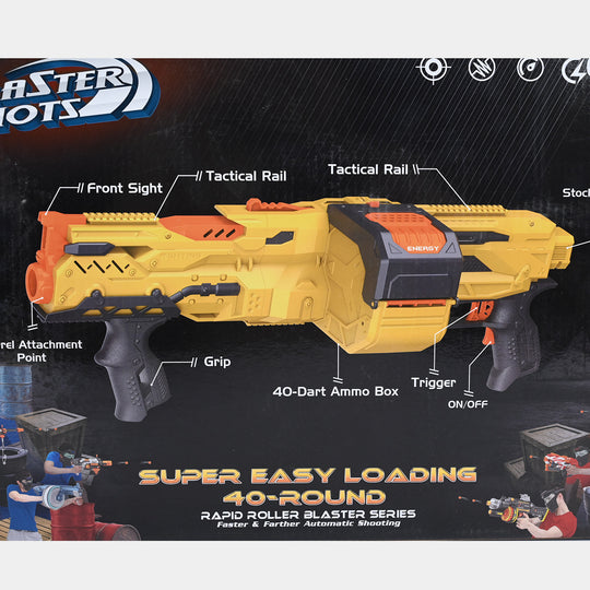 Soft Dart 40-Round Rapid Roller Blaster