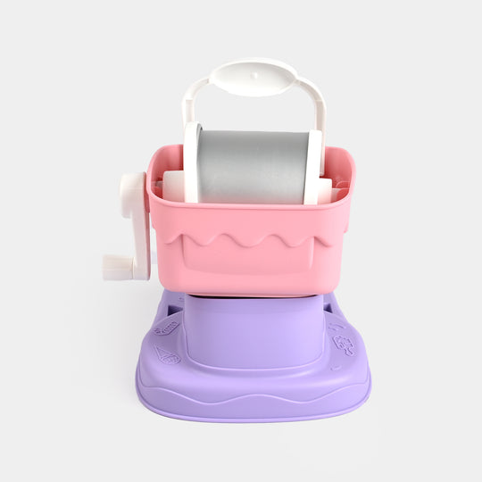 Kids Handmade Making Diy Edible Toy Ice Cream Maker Machine