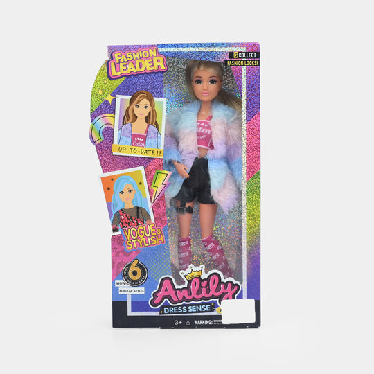 11.5" Lovely Fashion Doll with Accessories Set
