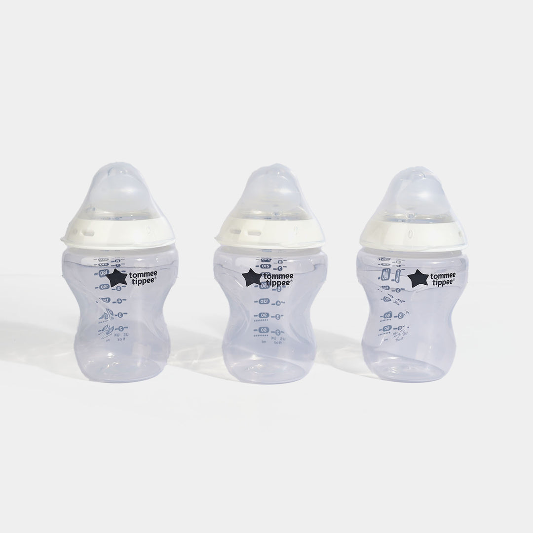Tommee Tippee Natural Start Feeding Bottle Set – 3-Pack (260ml / 9oz)