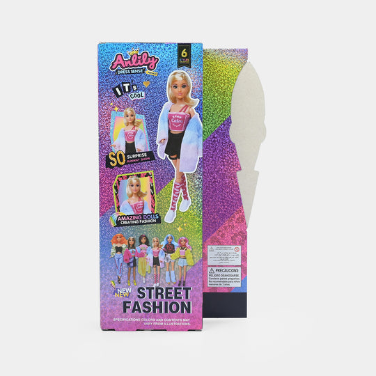 11.5" Lovely Fashion Doll with Accessories Set