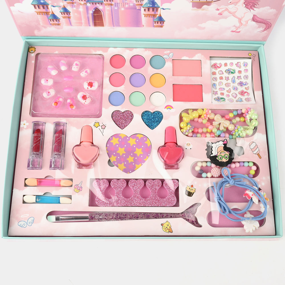Makeup kit eye Shadow, Nail polish Beaded decorations for girls