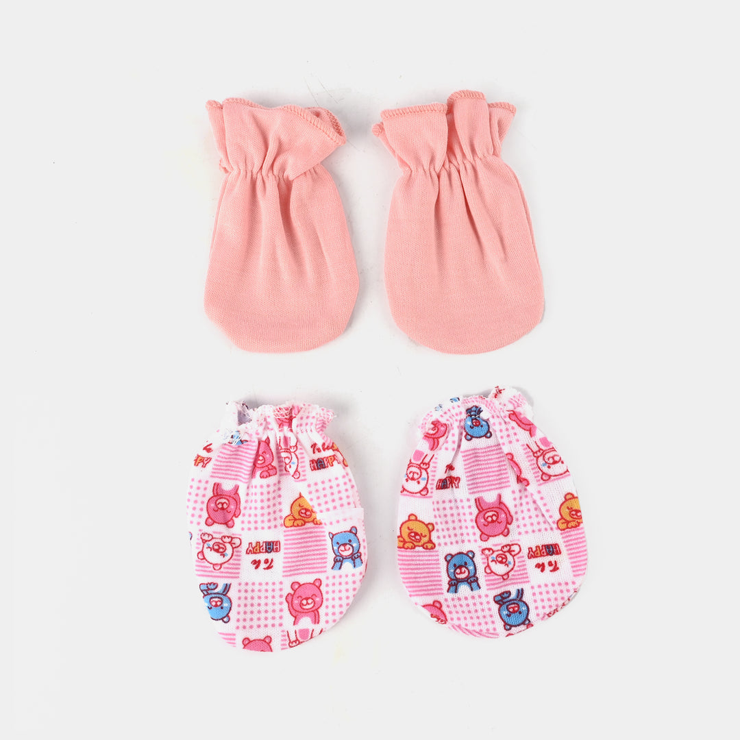 Baby Mittens 2 Pair Set