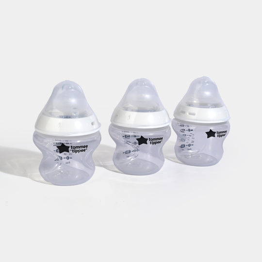 Tommee Tippee Natural Start Feeding Bottle Set – 3-Pack (150ml / 5oz)