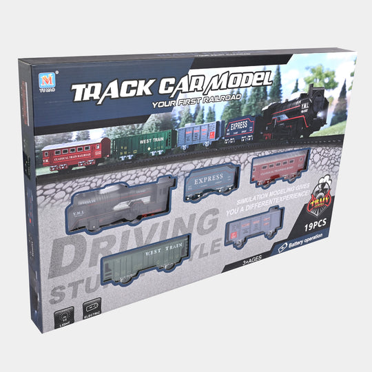 CLASSIC TRAIN SET WITH TRACK FOR KIDS