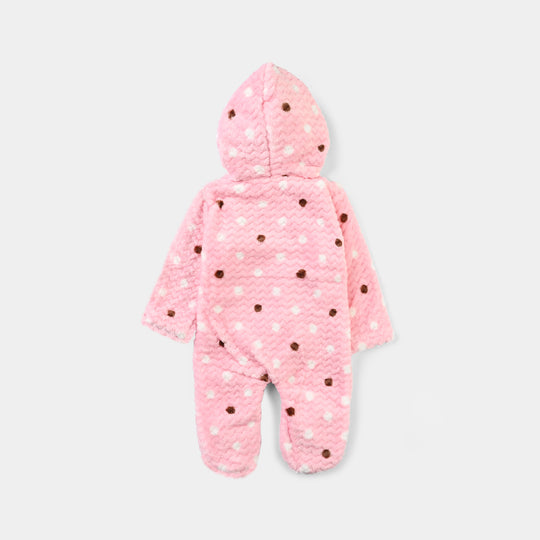 Infant Unisex Romper-Pink