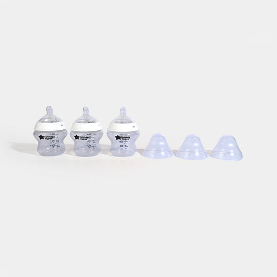 Tommee Tippee Natural Start Feeding Bottle Set – 3-Pack (150ml / 5oz)