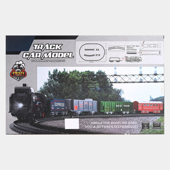 CLASSIC TRAIN SET WITH TRACK FOR KIDS