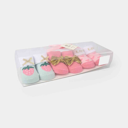 Baby Socks Gift Set Pack Of 3