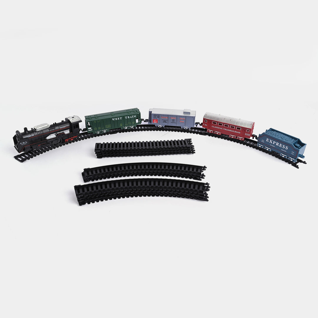 CLASSIC TRAIN SET WITH TRACK FOR KIDS