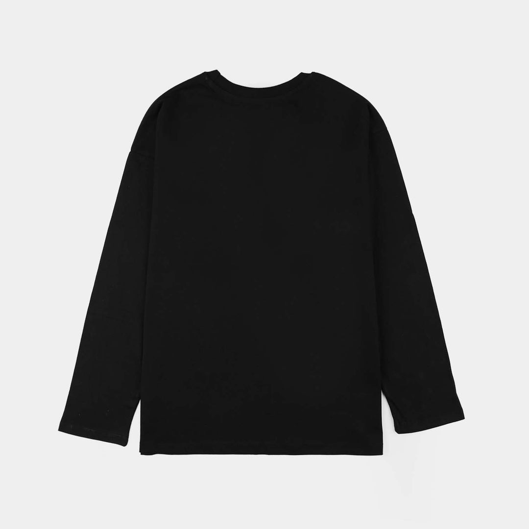 Boys Jersey/Terry T-Shirt (Stranger Thing) - Black