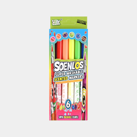 Washable Scented Marker 6PCs