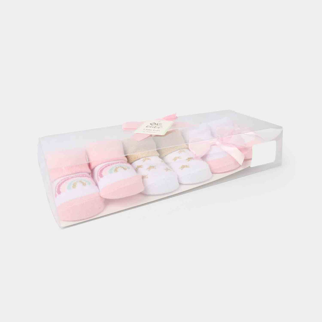 Baby Socks Gift Set Pack Of 3
