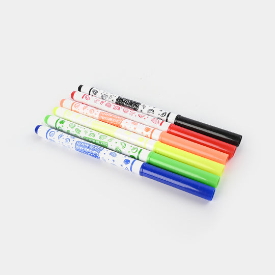 Washable Scented Marker 6PCs