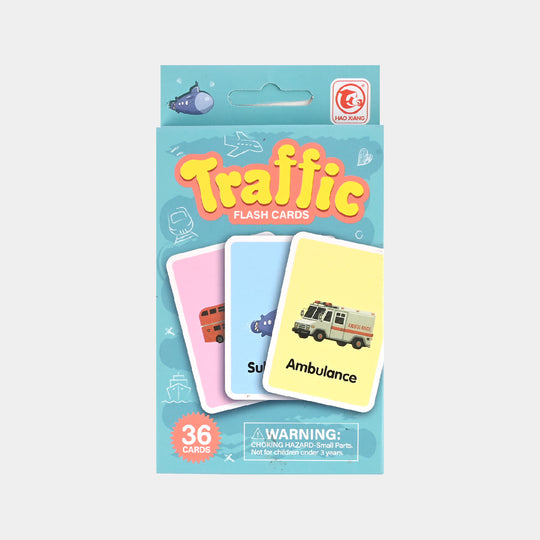 Traffic Learning Flash Cards | 36Pcs