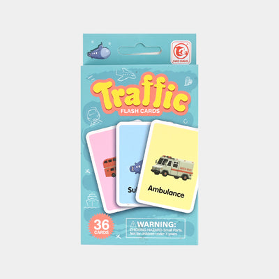 Traffic Learning Flash Cards | 36Pcs