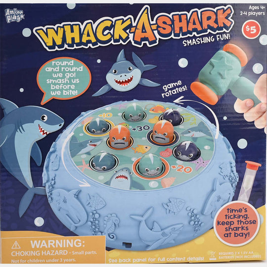 Whack-A-Shark Game – Hit Fast, Score Big