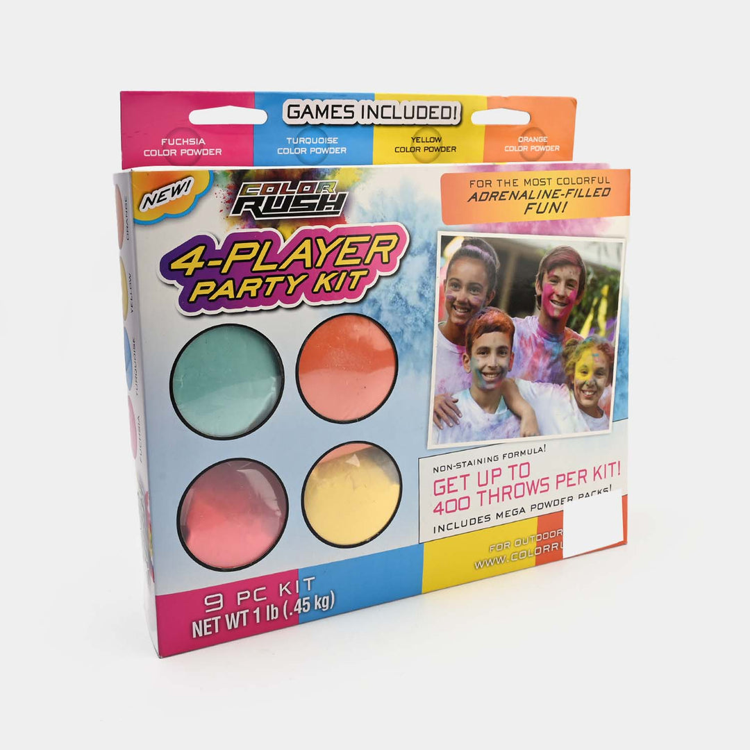 Color Rush 4-Player Party Kit