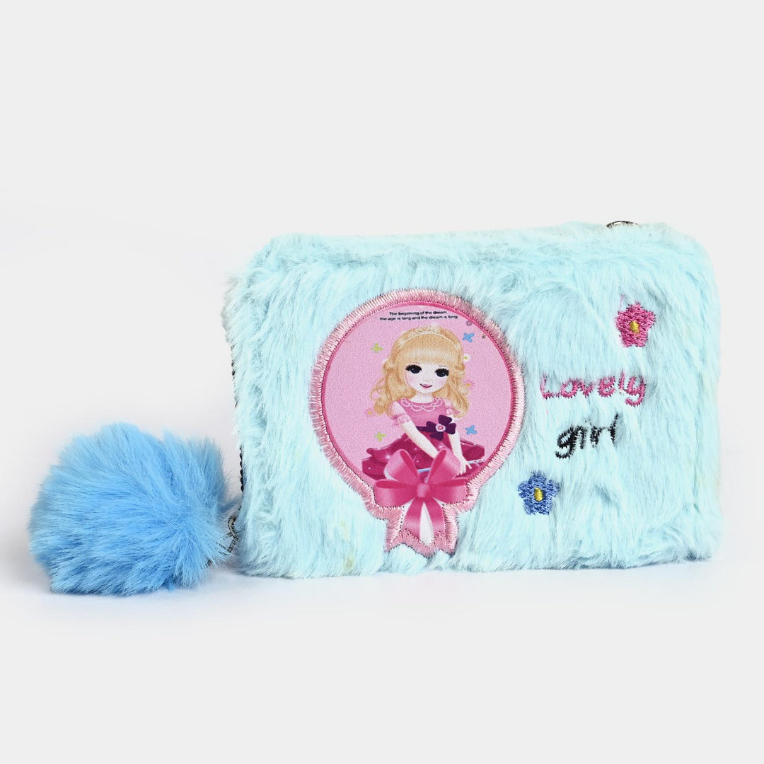 Girls Fur Fashion Hand Bag/Wallet