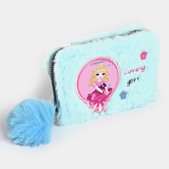 Girls Fur Fashion Hand Bag/Wallet